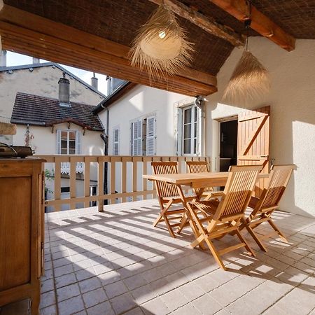 Grand Appartement 8 Personnes Terrasse Privative Hyper Centre Calme Lons-le-Saunier Esterno foto